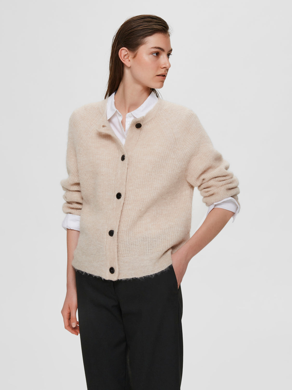SLFLULU Cardigan - Birch